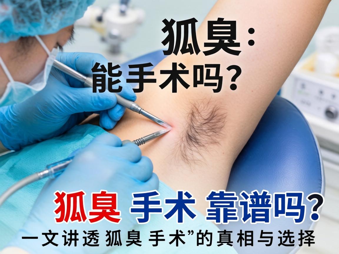 狐臭能手术吗?狐臭手术靠谱吗?一文讲透狐臭手术的真相与选择 狐臭能手术吗?狐臭手术靠谱吗?一文讲透狐臭手术的真相与选择