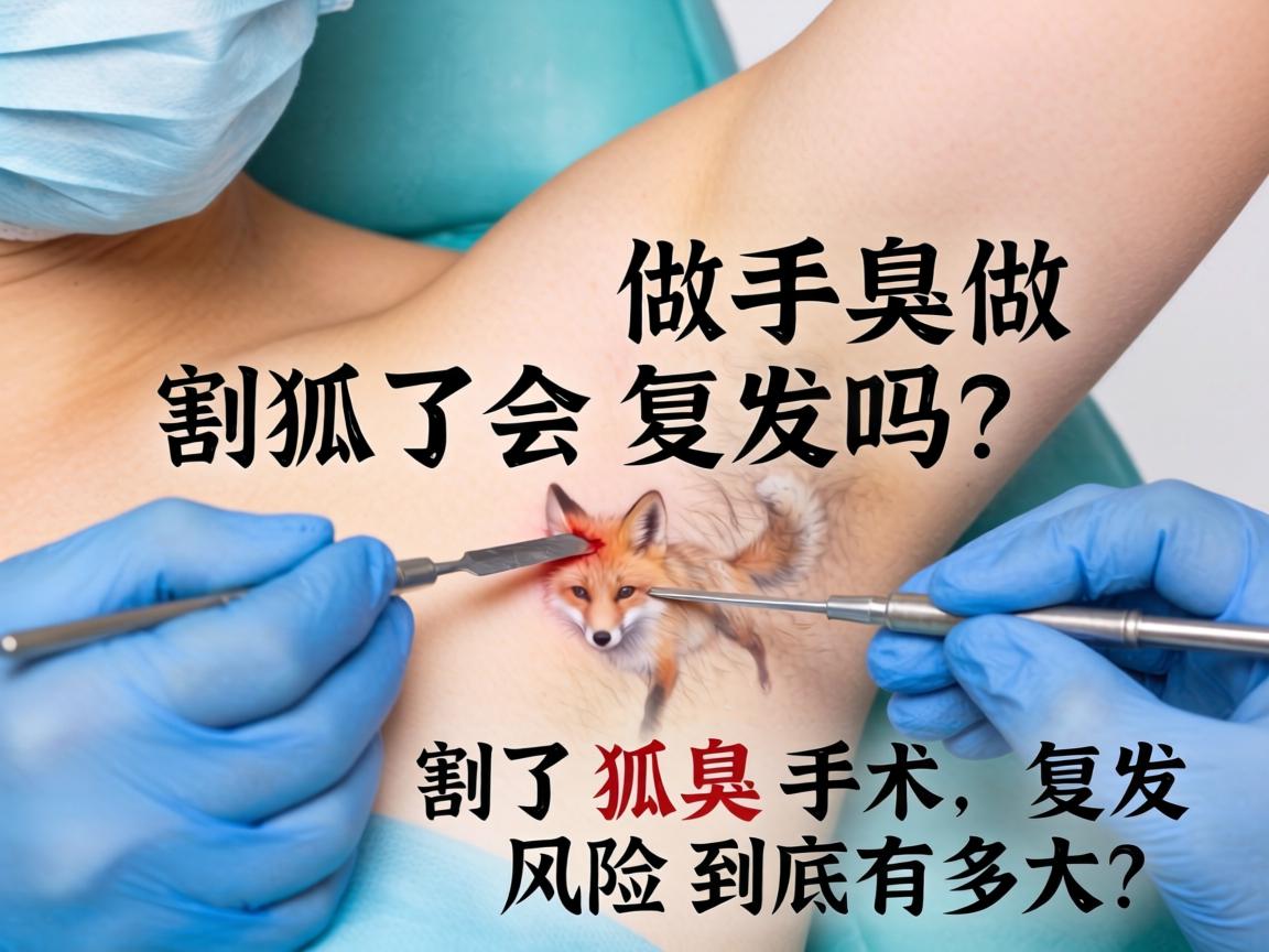 狐臭做手术割了会复发吗？割了狐臭手术，复发风险到底有多大？