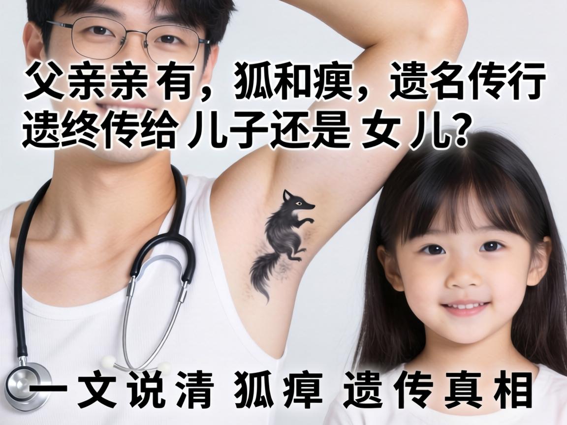 父亲有狐臭，遗传给儿子还是女儿？一文说清狐臭遗传真相