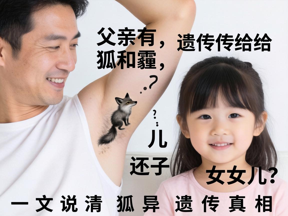 父亲有狐臭，遗传给儿子还是女儿？一文说清狐臭遗传真相