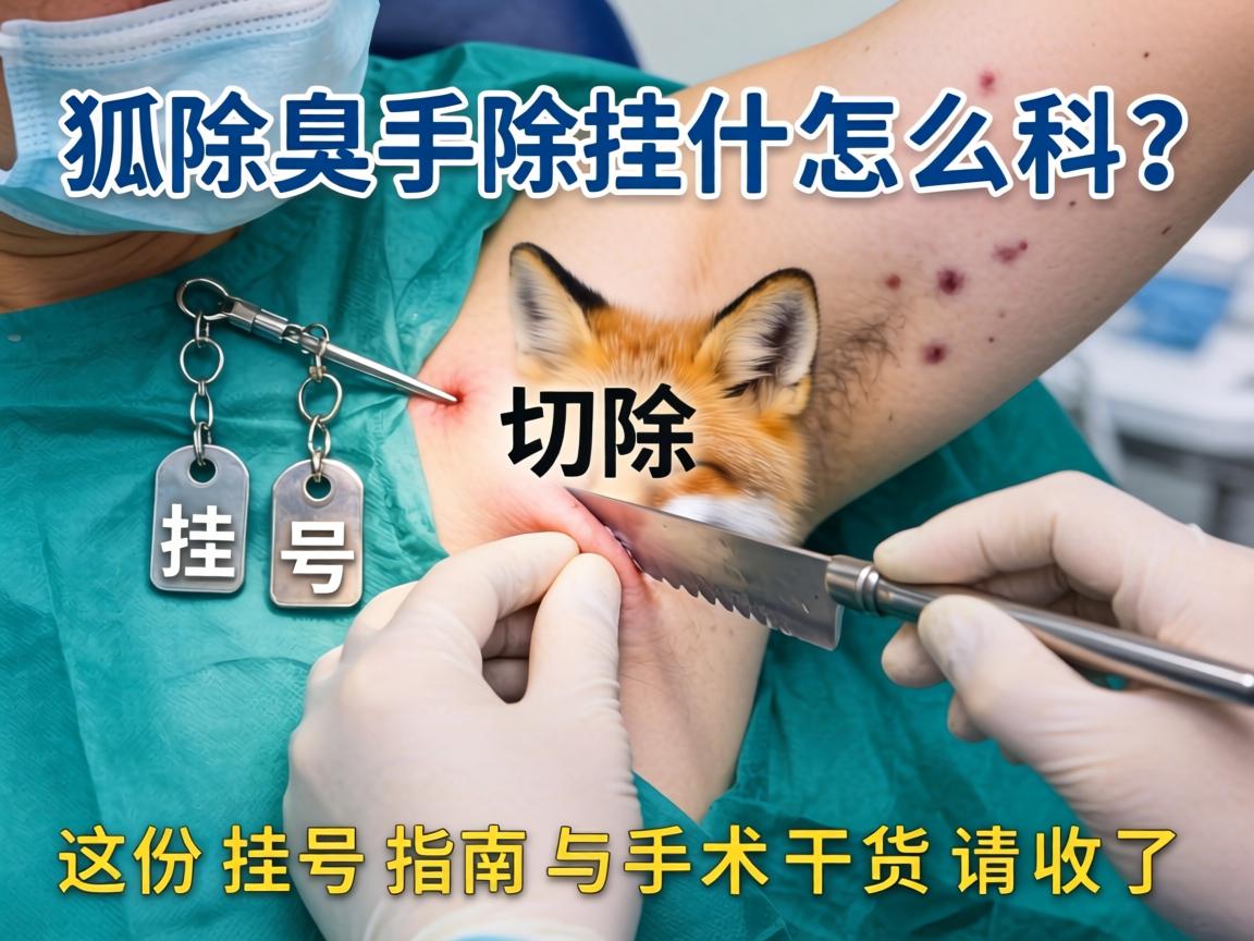 狐臭切除手术挂什么科？这份挂号指南与手术干货请收好