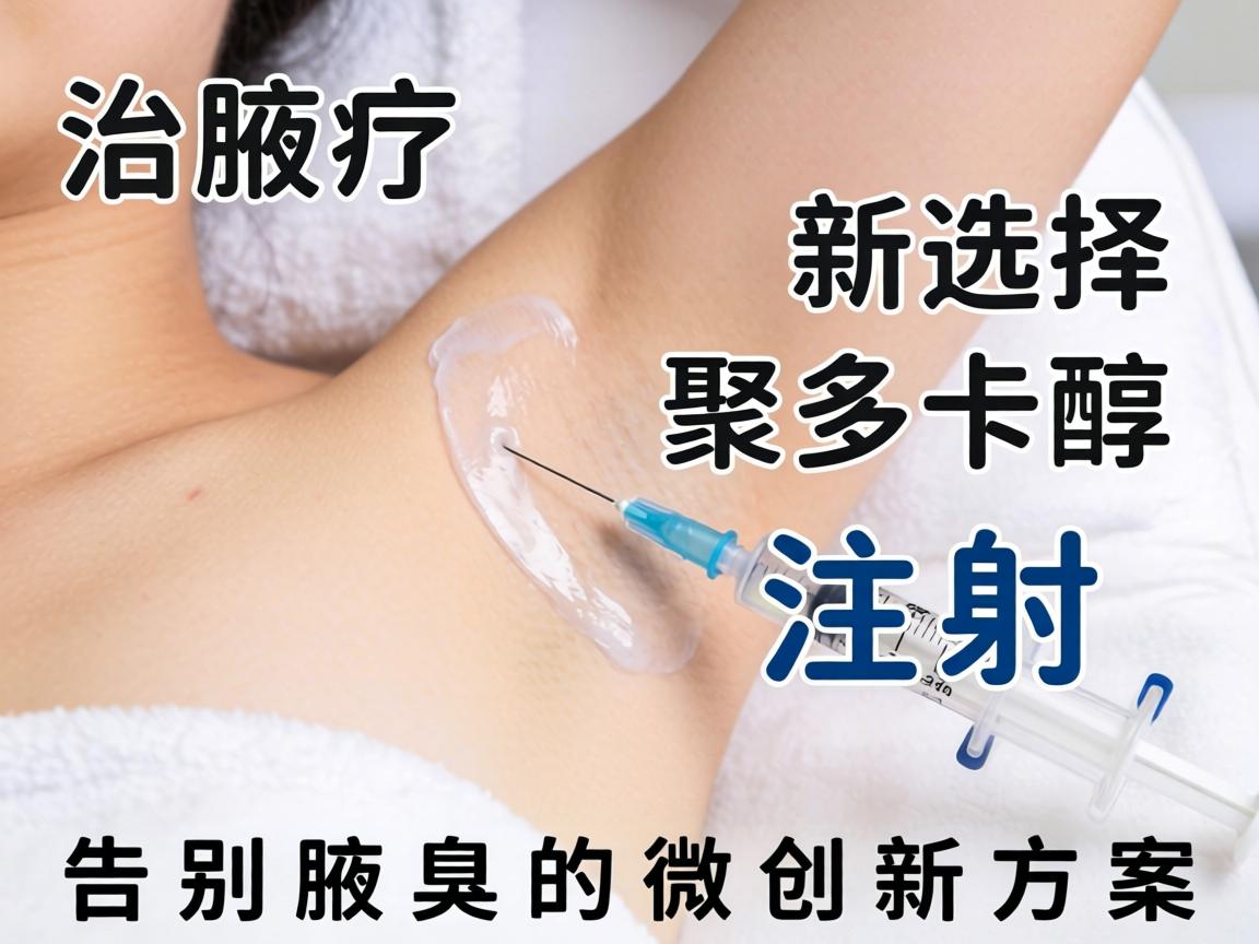 腋臭治疗新选择，聚多卡醇注射，告别腋臭的微创新方案