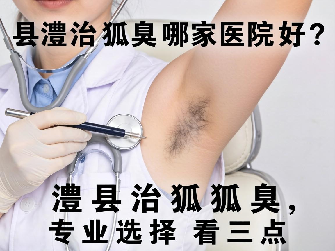 澧县治狐臭哪家医院好？澧县治狐臭，专业选择看三点