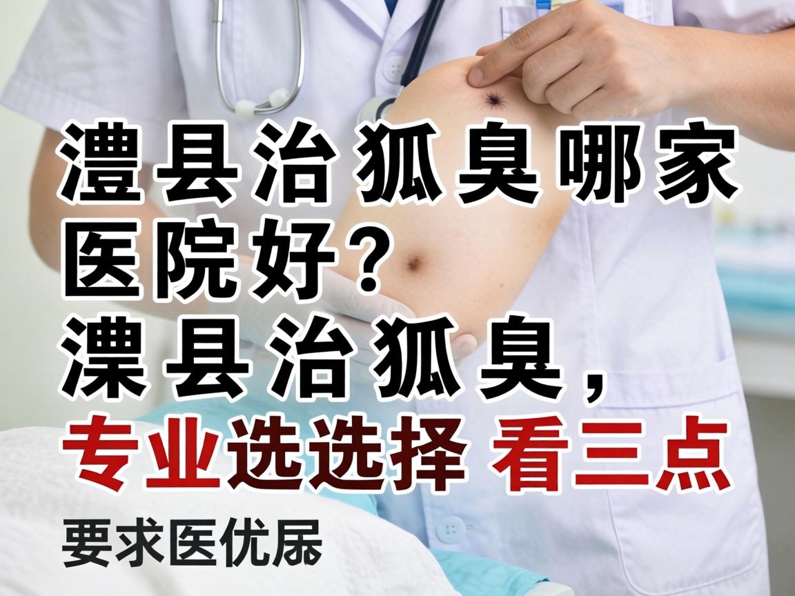 澧县治狐臭哪家医院好？澧县治狐臭，专业选择看三点