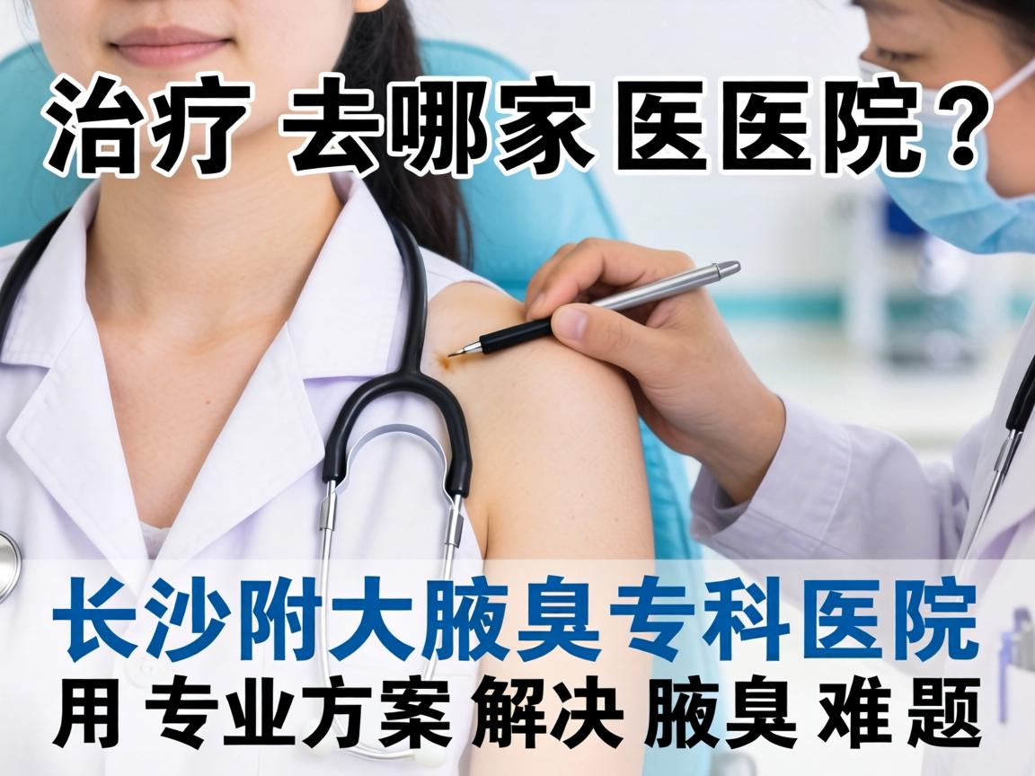 腋臭治疗去哪家医院？长沙附大腋臭专科医院用专业方案解决腋臭难题