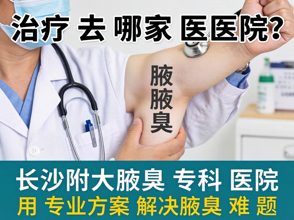 腋臭治疗去哪家医院？长沙附大腋臭专科医院用专业方案解决腋臭难题