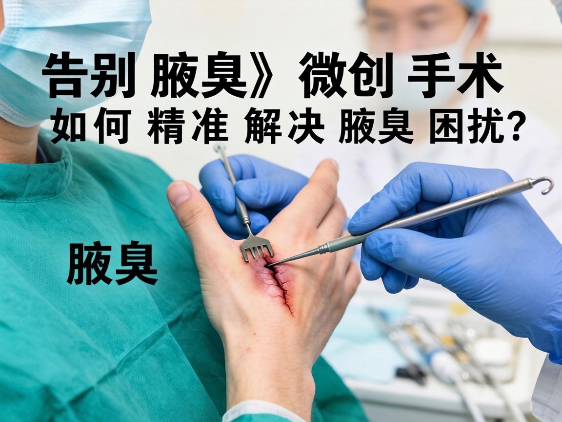 腋臭微创手术，告别腋臭，微创手术如何精准解决腋臭困扰？