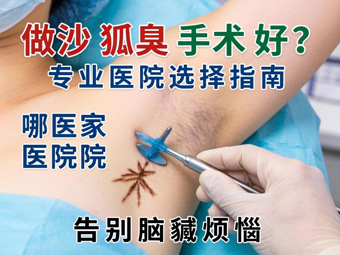 长沙做狐臭手术哪家医院好？专业医院选择指南，告别腋臭烦恼