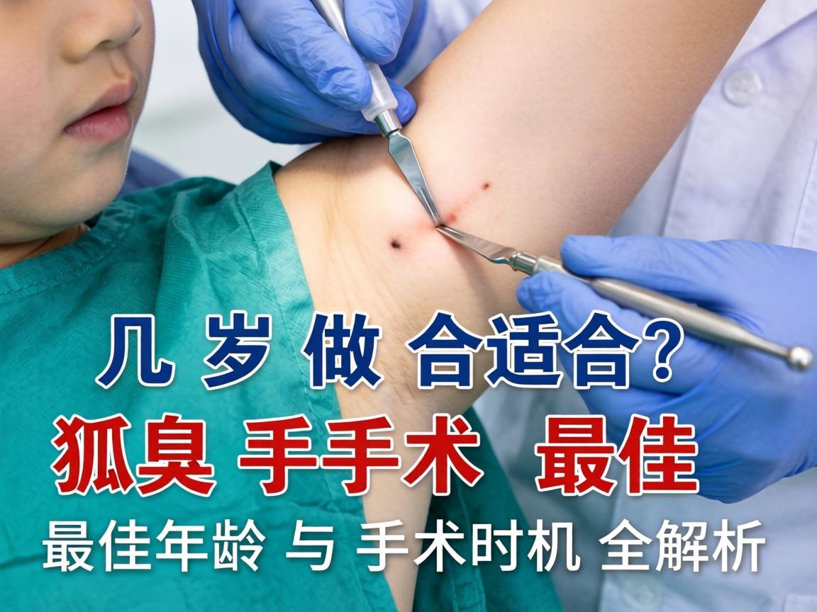 狐臭手术几岁做合适？狐臭手术最佳年龄与手术时机全解析