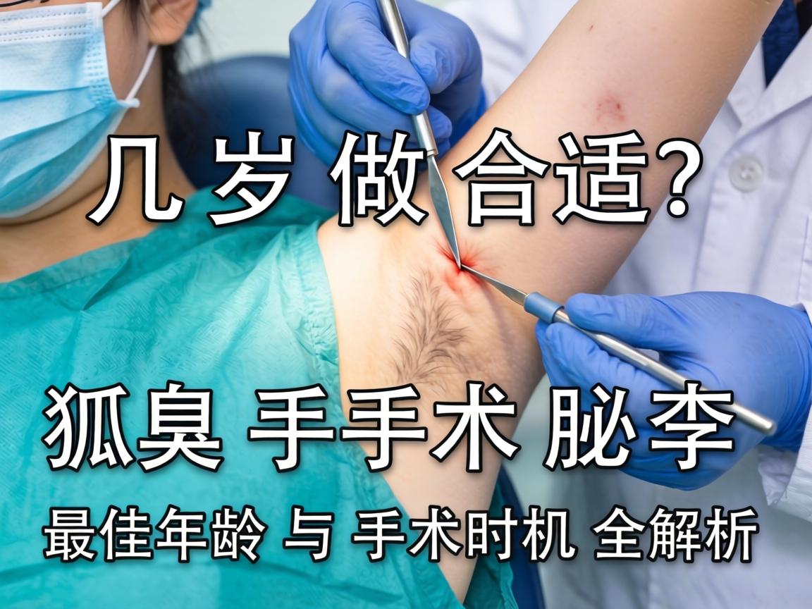 狐臭手术几岁做合适？狐臭手术最佳年龄与手术时机全解析