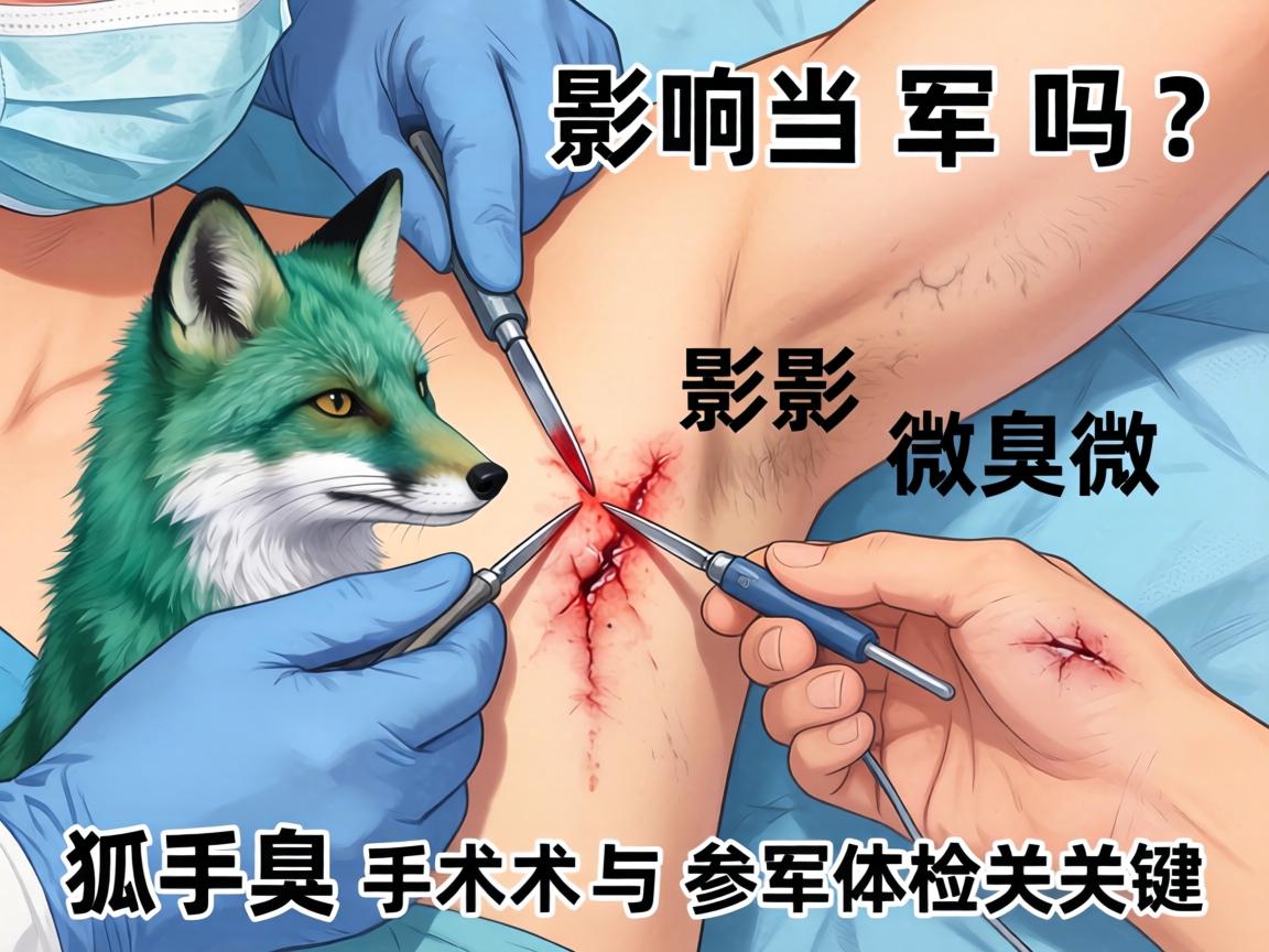 狐臭微创手术影响当兵吗？详解狐臭手术与参军体检的关键点