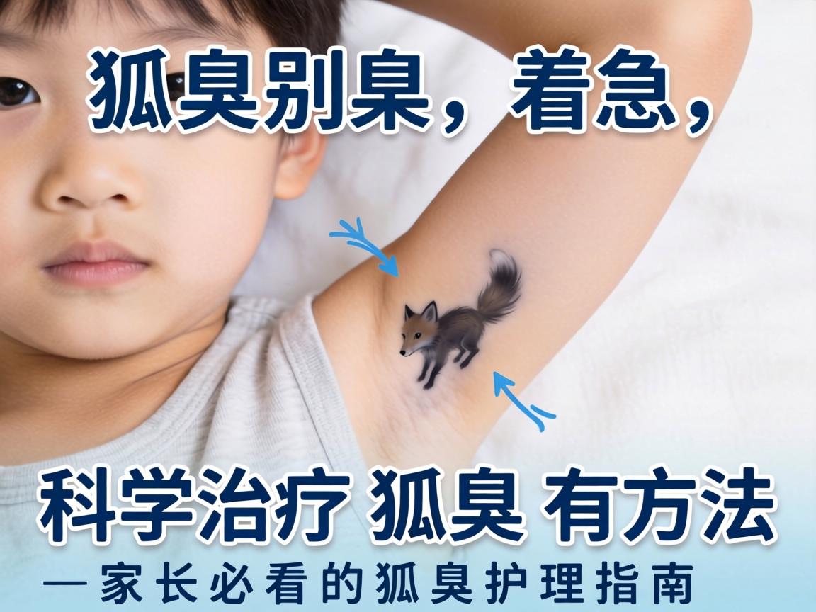 小孩狐臭别着急，科学治疗狐臭有方法—家长必看的狐臭护理指南