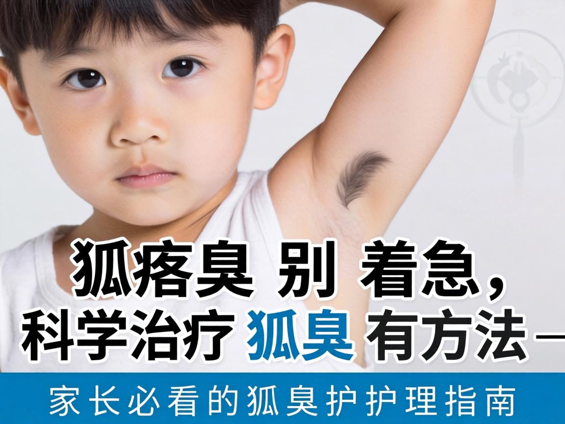 小孩狐臭别着急，科学治疗狐臭有方法—家长必看的狐臭护理指南