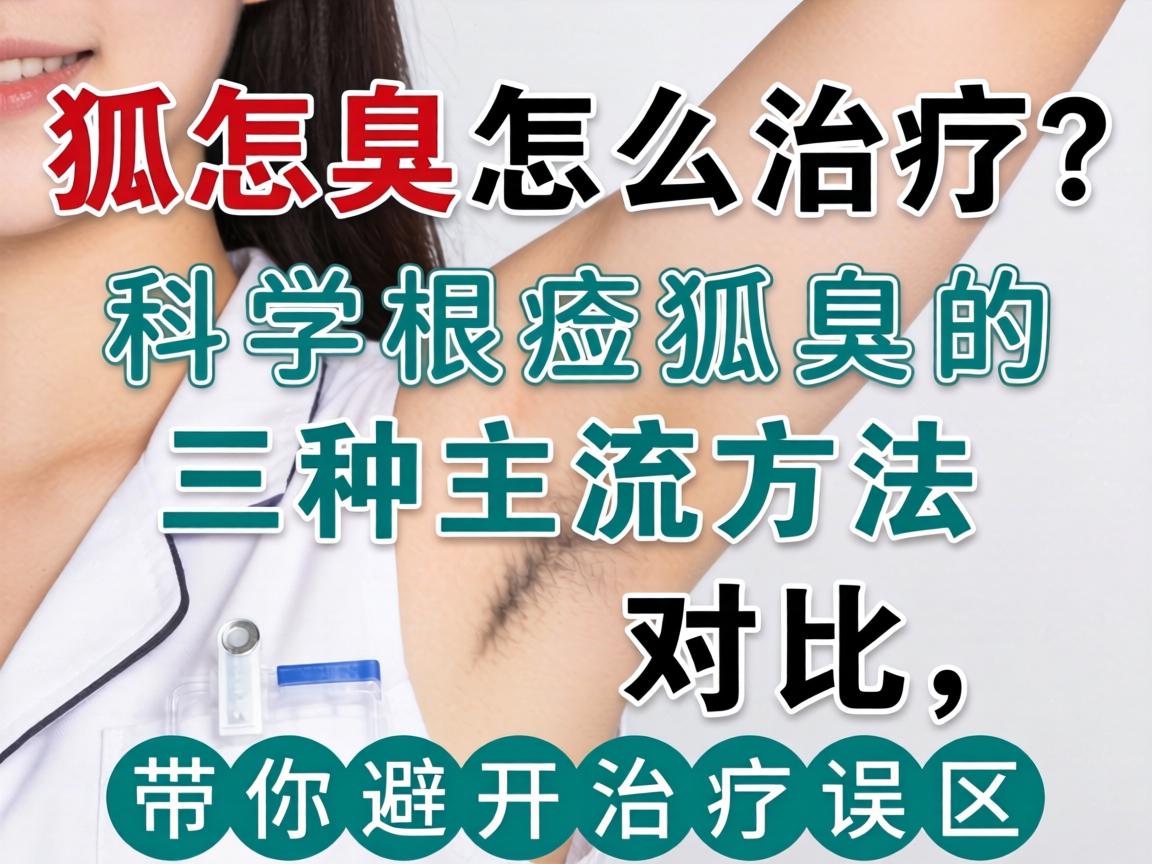 狐臭怎么治疗？科学根治狐臭的三种主流方法对比，带你避开治疗误区