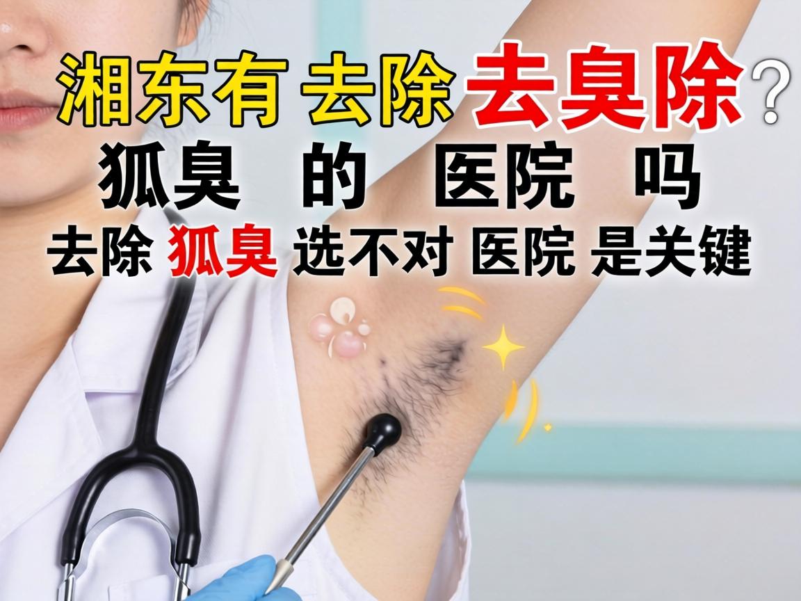 湘东有去除狐臭的医院吗？去除狐臭选对医院是关键