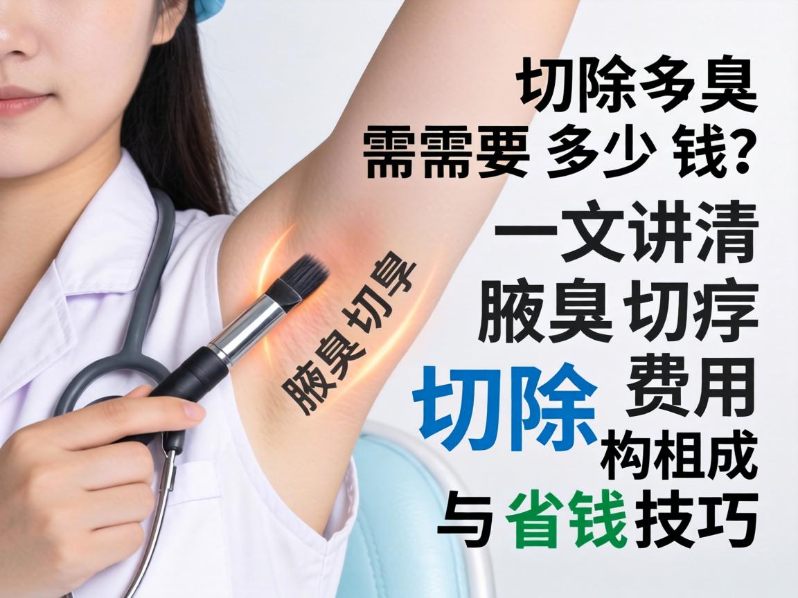 切除腋臭需要多少钱？一文讲清腋臭切除费用构成与省钱技巧