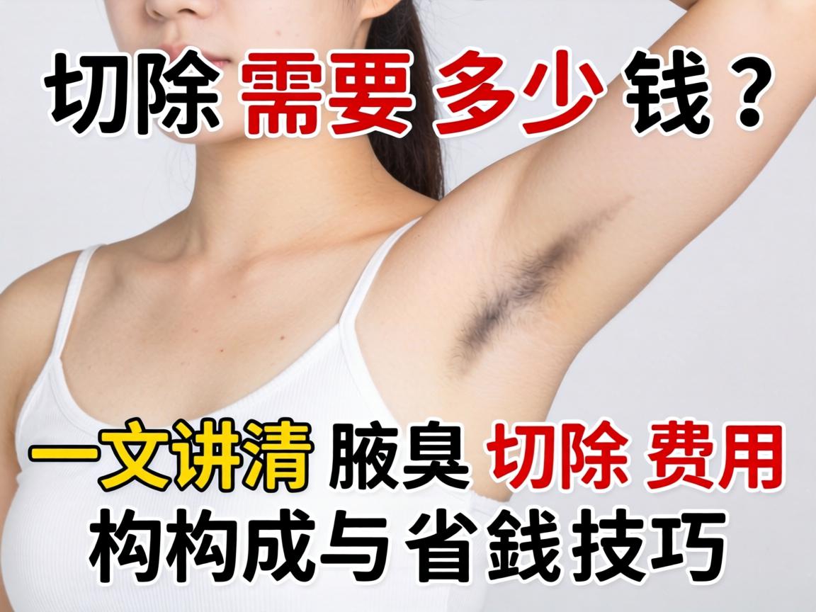 切除腋臭需要多少钱？一文讲清腋臭切除费用构成与省钱技巧