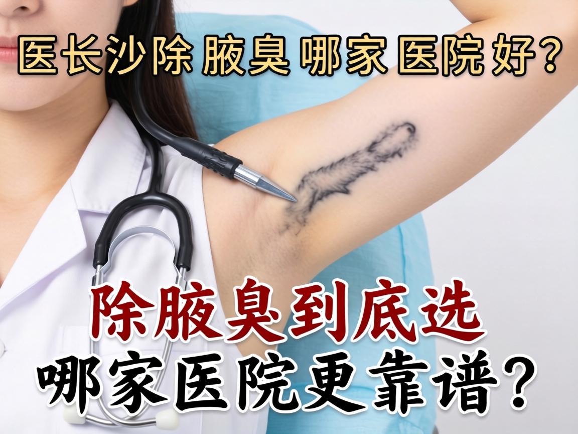 长沙除腋臭哪家医院好？除腋臭到底选哪家医院更靠谱？