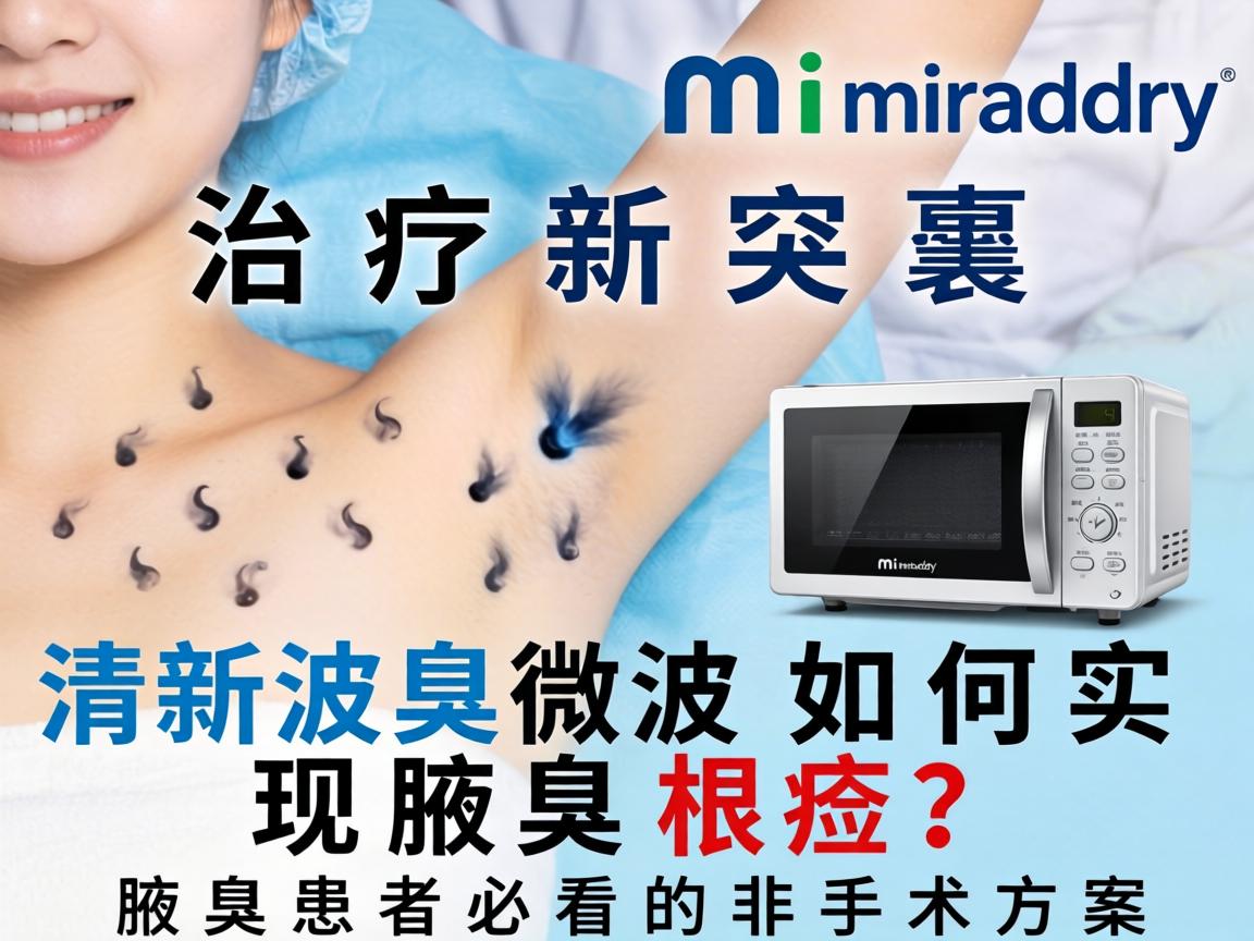 腋臭治疗新突破，miradry清新微波如何实现腋臭根治？腋臭患者必看的非手术方案