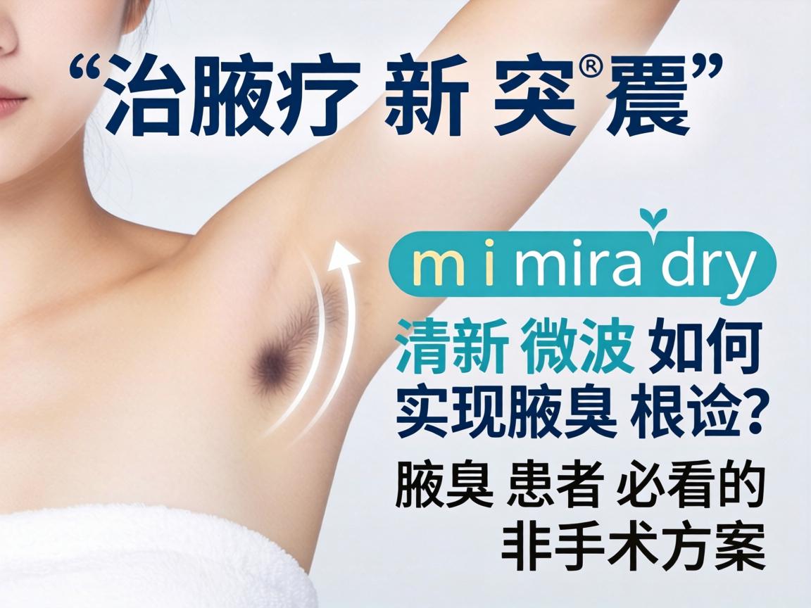 腋臭治疗新突破，miradry清新微波如何实现腋臭根治？腋臭患者必看的非手术方案