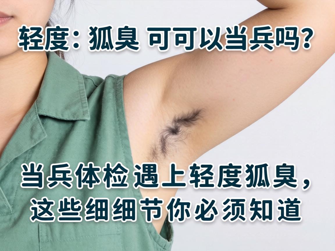 轻度狐臭可以当兵吗?当兵体检遇上轻度狐臭,这些细节你必须知道 轻度狐臭可以当兵吗?当兵体检遇上轻度狐臭,这些细节你必须知道
