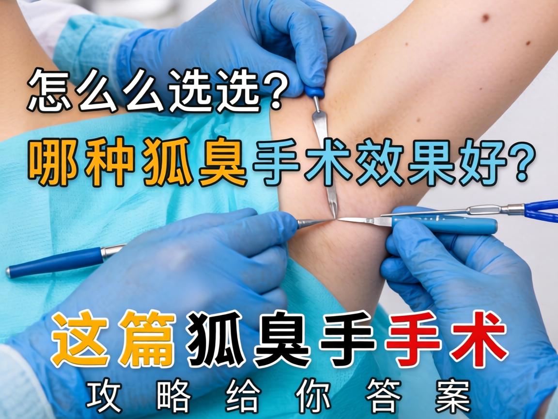 狐臭手术怎么选？哪种狐臭手术效果好？这篇狐臭手术攻略给你答案