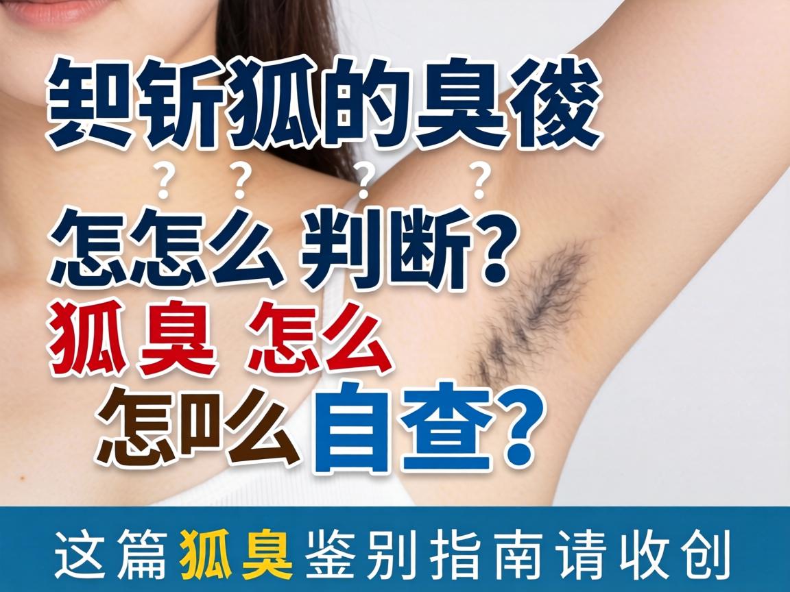 狐臭怎么判断？狐臭怎么自查？这篇狐臭鉴别指南请收好
