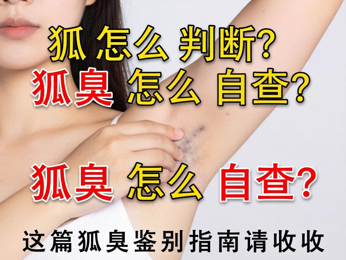 狐臭怎么判断？狐臭怎么自查？这篇狐臭鉴别指南请收好