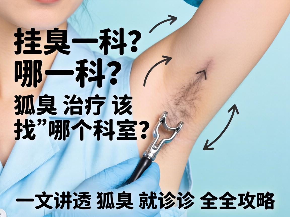 狐臭挂哪一科?狐臭治疗该找哪个科室?一文讲透狐臭就诊全攻略 狐臭挂哪一科?狐臭治疗该找哪个科室?一文讲透狐臭就诊全攻略
