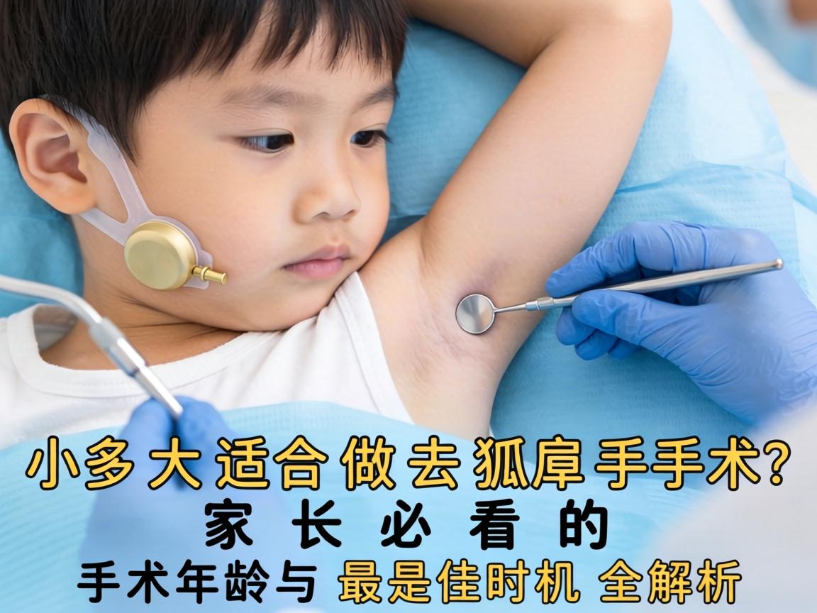 小孩多大适合做去狐臭手术？家长必看的手术年龄与最佳时机全解析