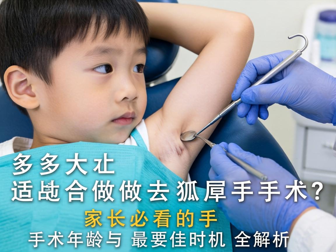 小孩多大适合做去狐臭手术？家长必看的手术年龄与最佳时机全解析