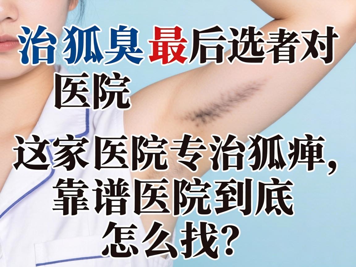 治狐臭最后选对医院，这家医院专治狐臭，靠谱医院到底怎么找？