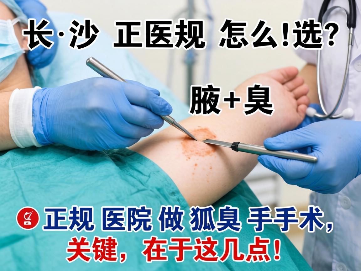 长沙正规腋臭手术医院怎么选?正规医院做狐臭手术,关键在于这几点! 长沙正规腋臭手术医院怎么选?正规医院做狐臭手术,关键在于这几点!