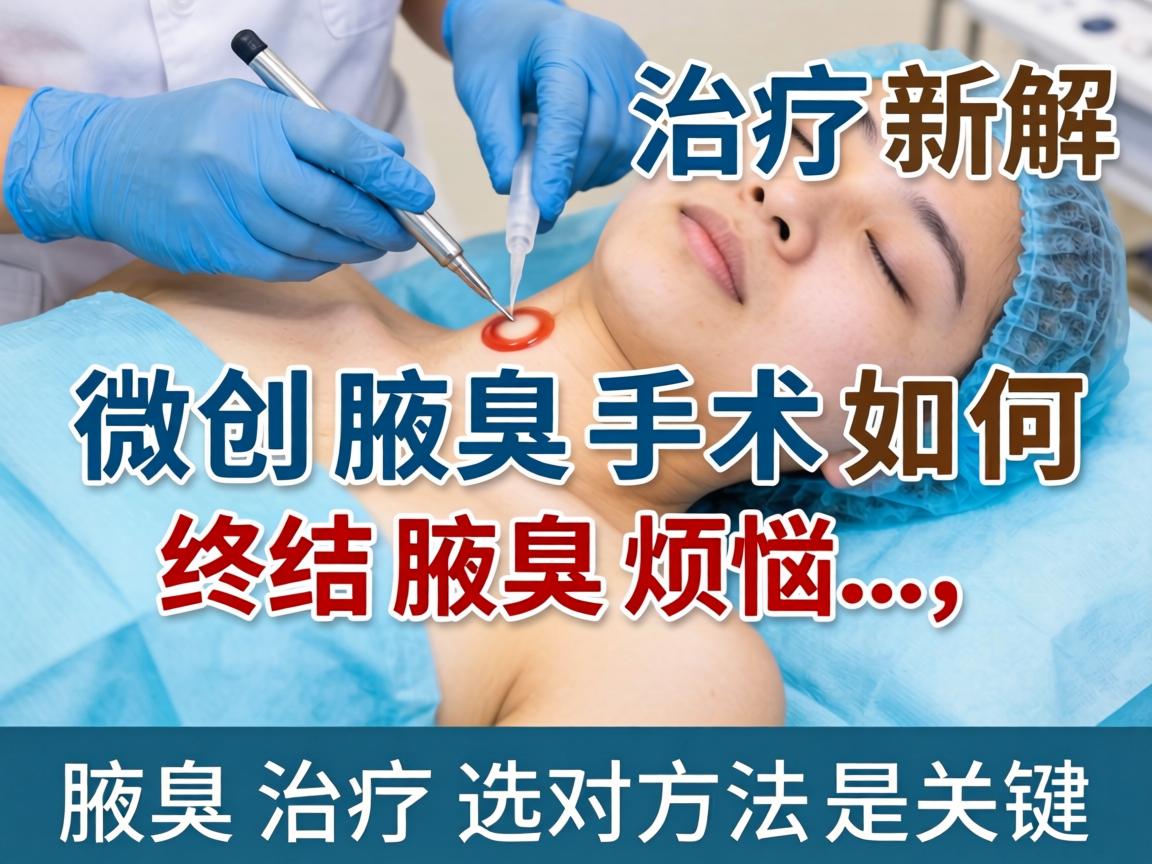 腋臭治疗新解，微创腋臭手术如何终结腋臭烦恼，腋臭治疗选对方法是关键