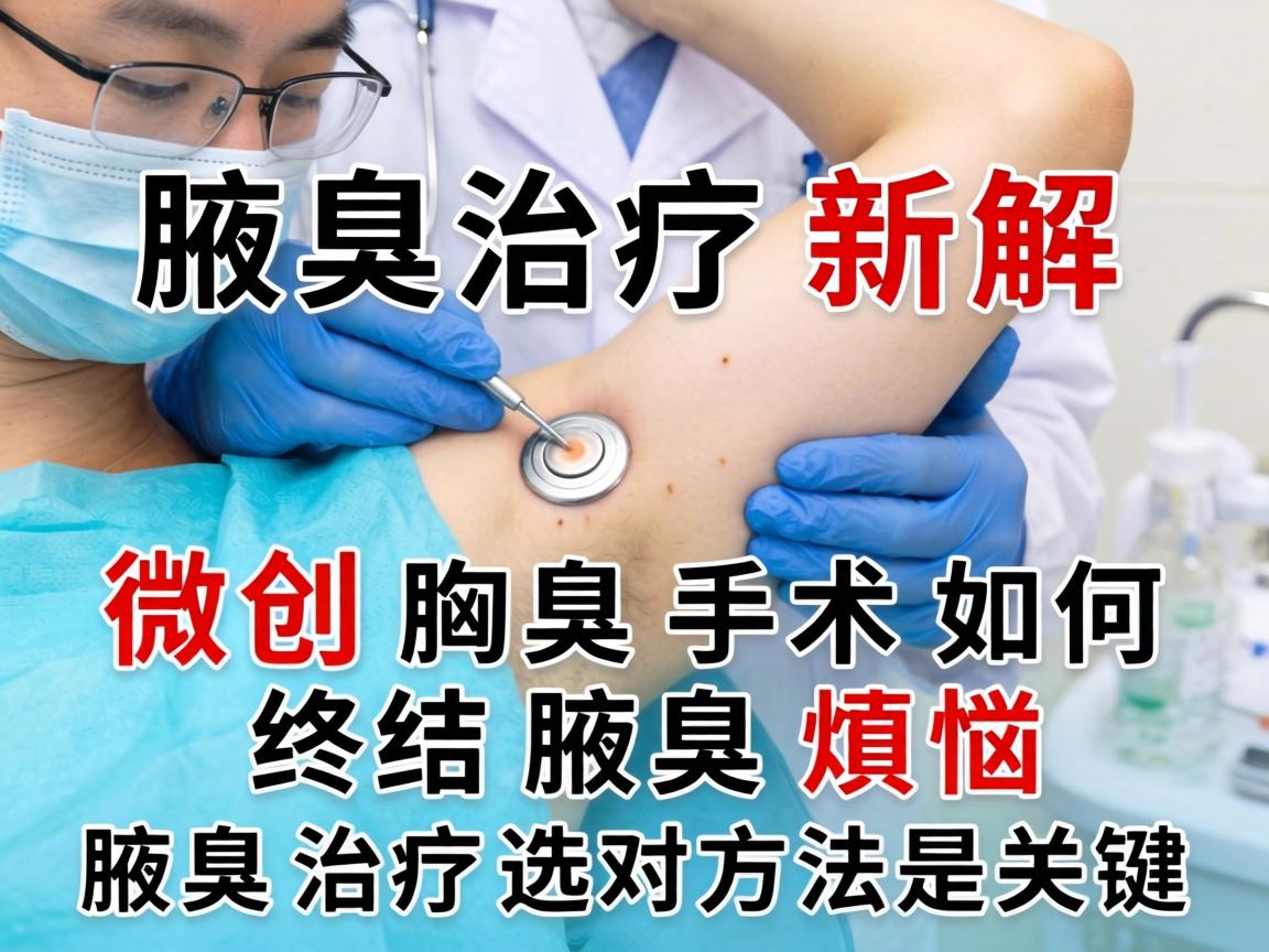 腋臭治疗新解，微创腋臭手术如何终结腋臭烦恼，腋臭治疗选对方法是关键