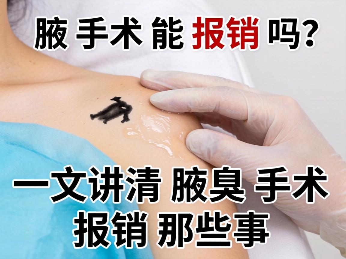 腋臭手术能报销吗？一文讲清腋臭手术报销那些事
