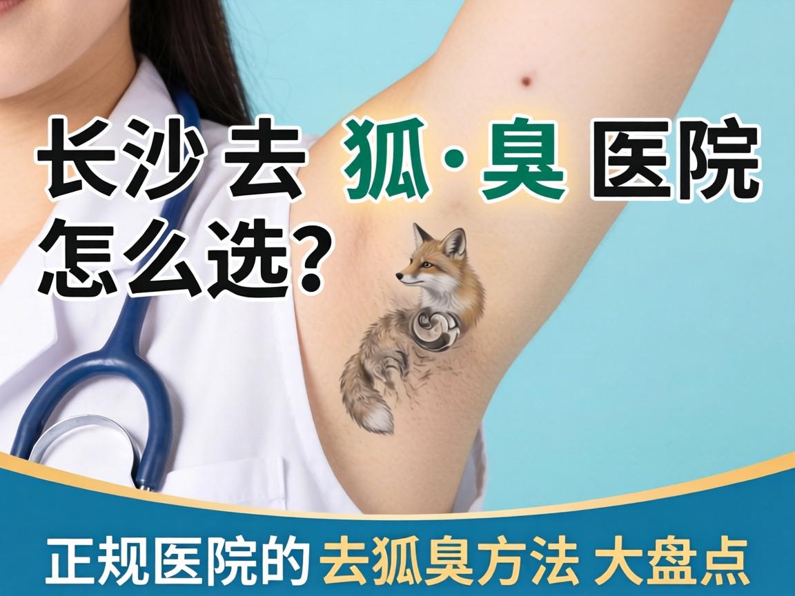 长沙去狐臭医院怎么选？正规医院的去狐臭方法大盘点