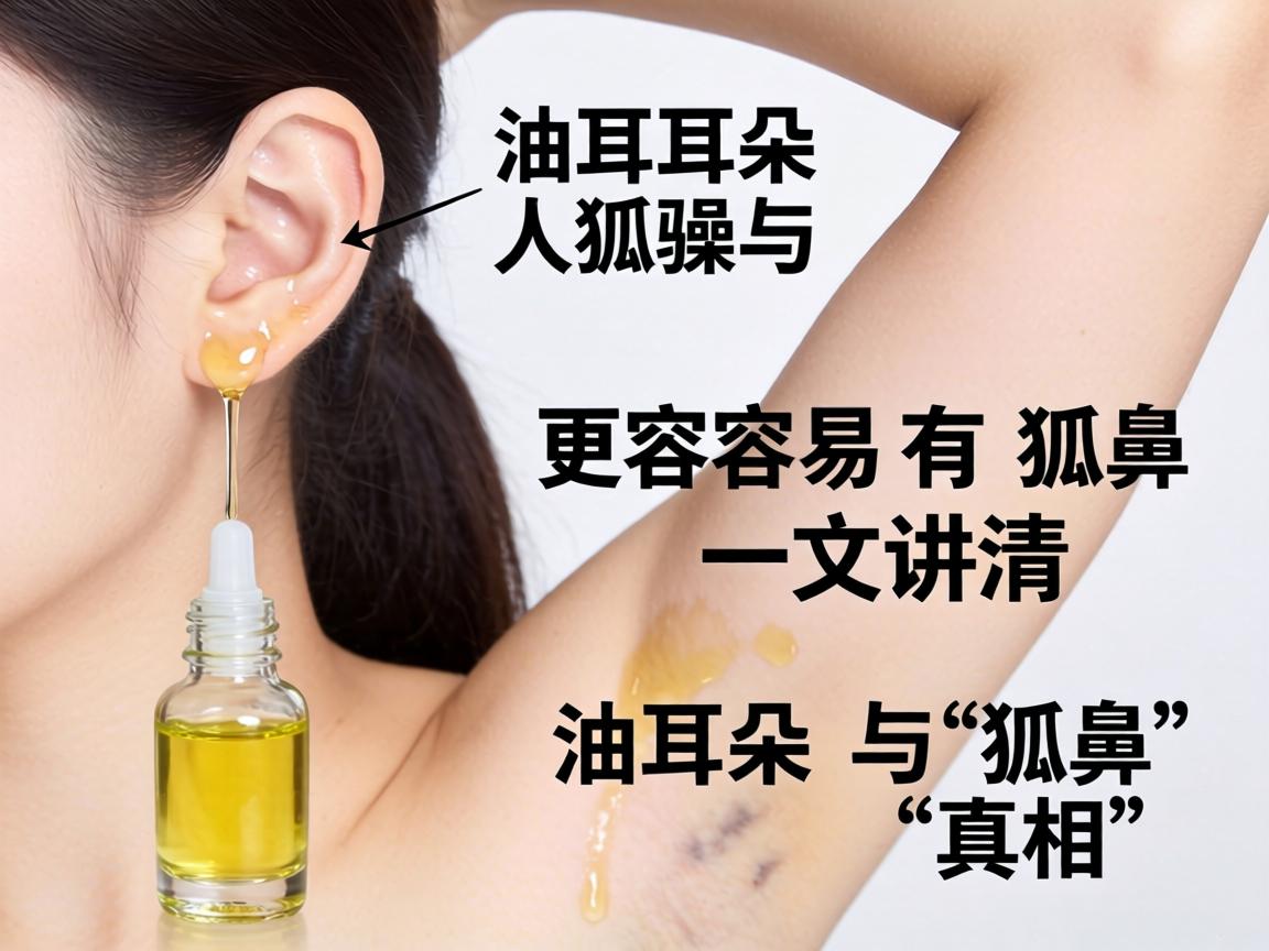 油耳朵与狐臭的关联，油耳朵的人更容易有狐臭吗？一文讲清油耳朵与狐臭的真相