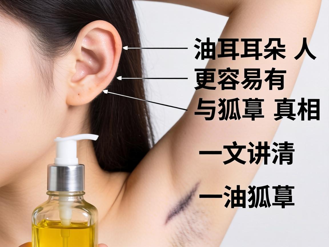 油耳朵与狐臭的关联，油耳朵的人更容易有狐臭吗？一文讲清油耳朵与狐臭的真相