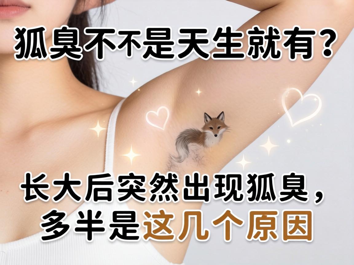 狐臭不是天生就有?长大后突然出现狐臭,多半是这几个原因 狐臭不是天生就有?长大后突然出现狐臭,多半是这几个原因