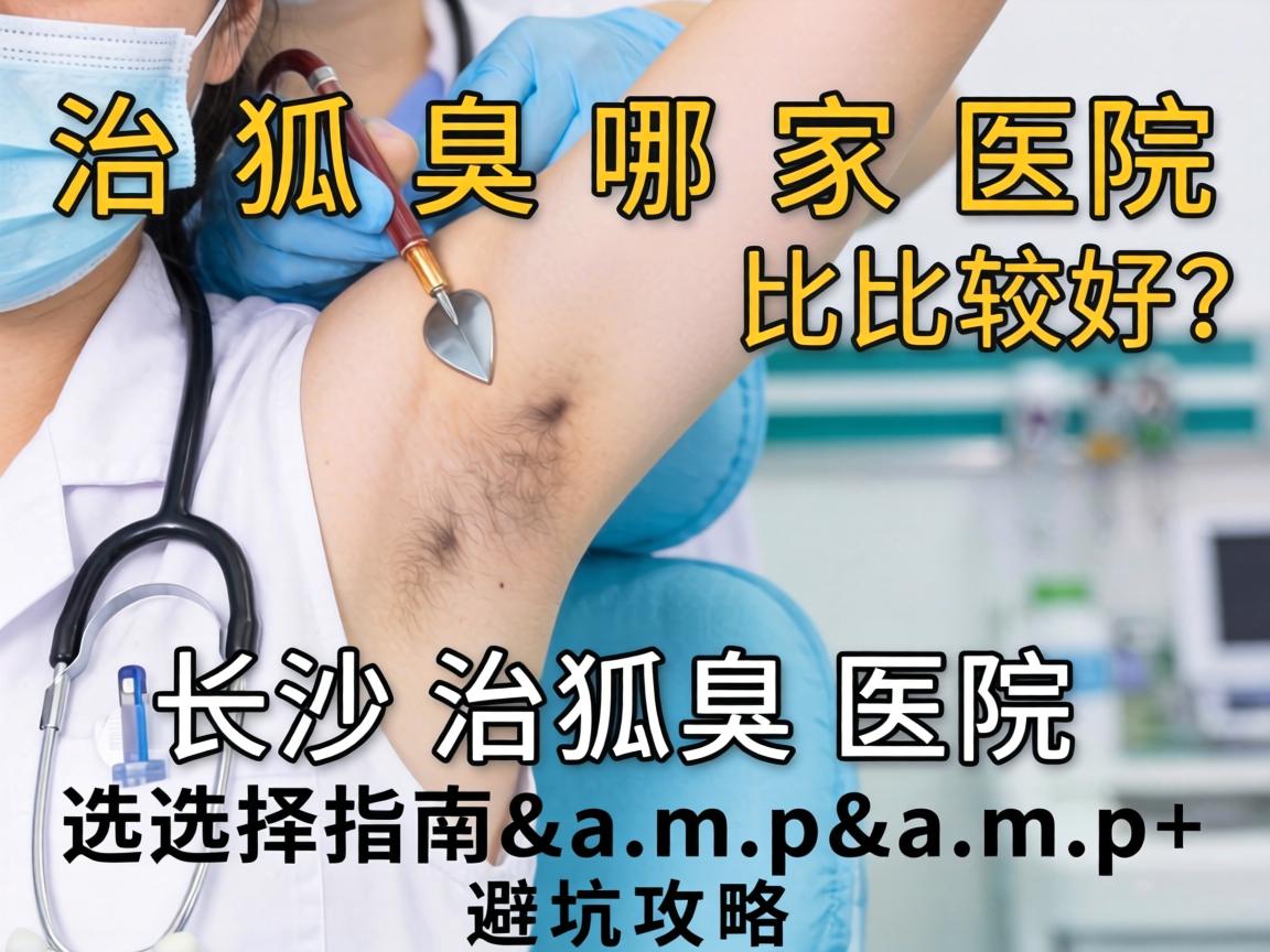 治狐臭哪家医院比较好？长沙治狐臭医院选择指南&amp;避坑攻略