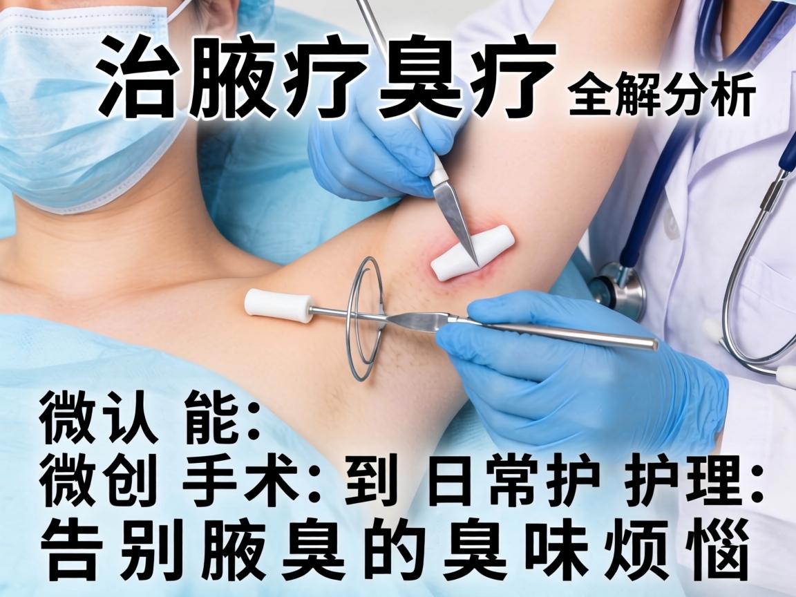 腋臭治疗全解析，从微创手术到日常护理，告别腋臭的臭味烦恼
