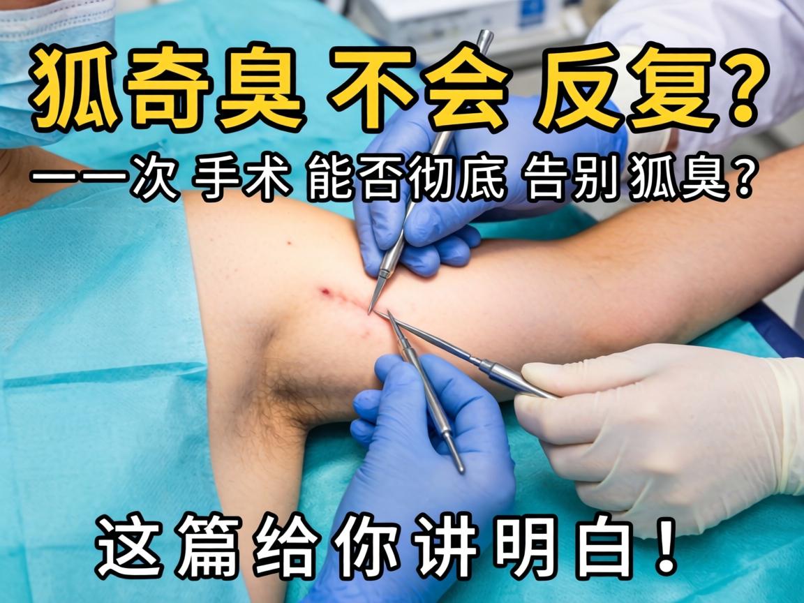 狐臭手术会不会反复?一次手术能否彻底告别狐臭?这篇给你讲明白! 狐臭手术会不会反复?一次手术能否彻底告别狐臭?这篇给你讲明白!