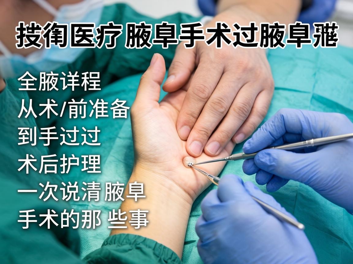 腋臭手术全过程详解，从术前准备到术后护理，一次说清腋臭手术的那些事