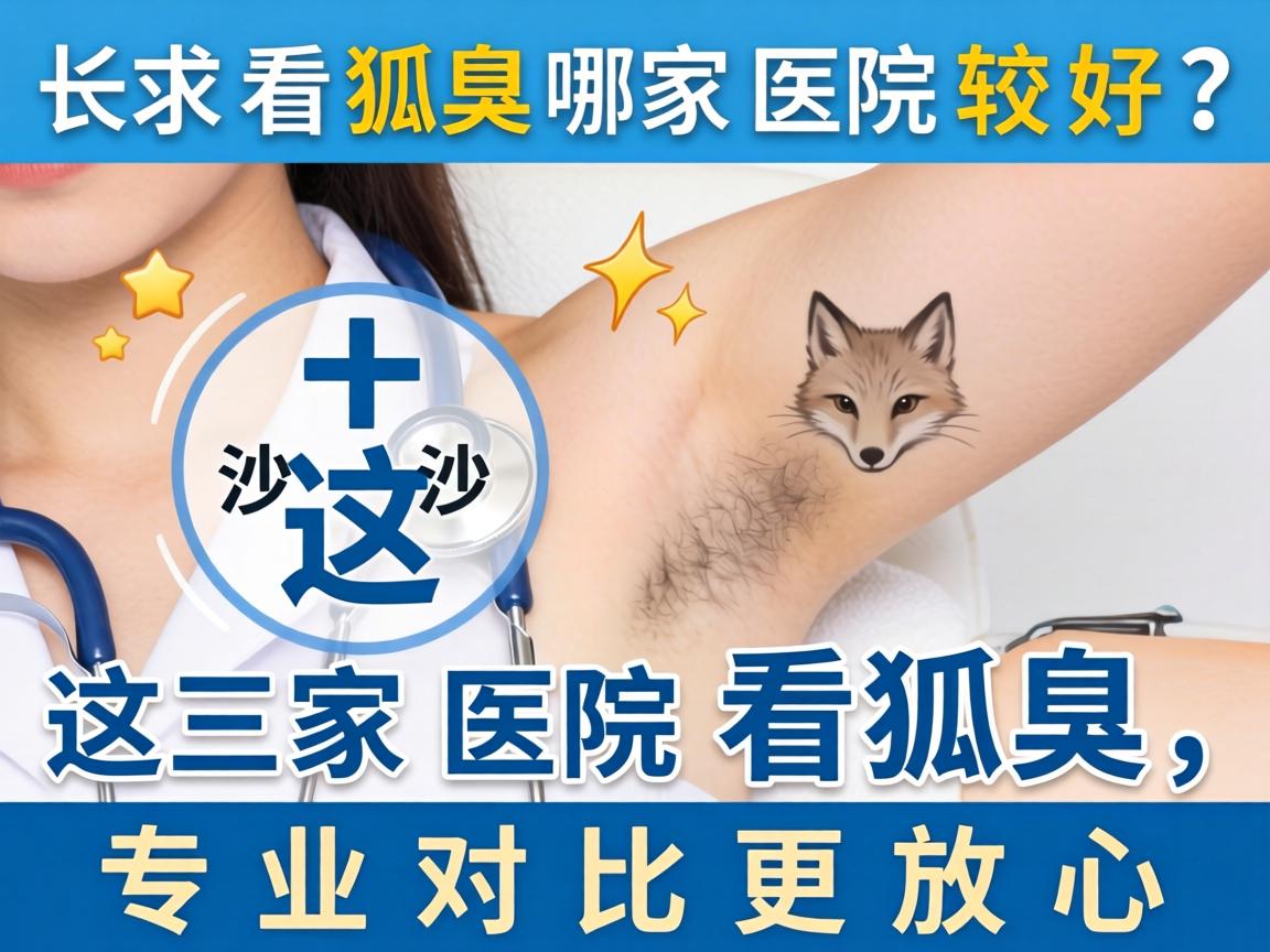 长沙看狐臭哪家医院较好?这三家医院看狐臭,专业对比更放心 长沙看狐臭哪家医院较好?这三家医院看狐臭,专业对比更放心