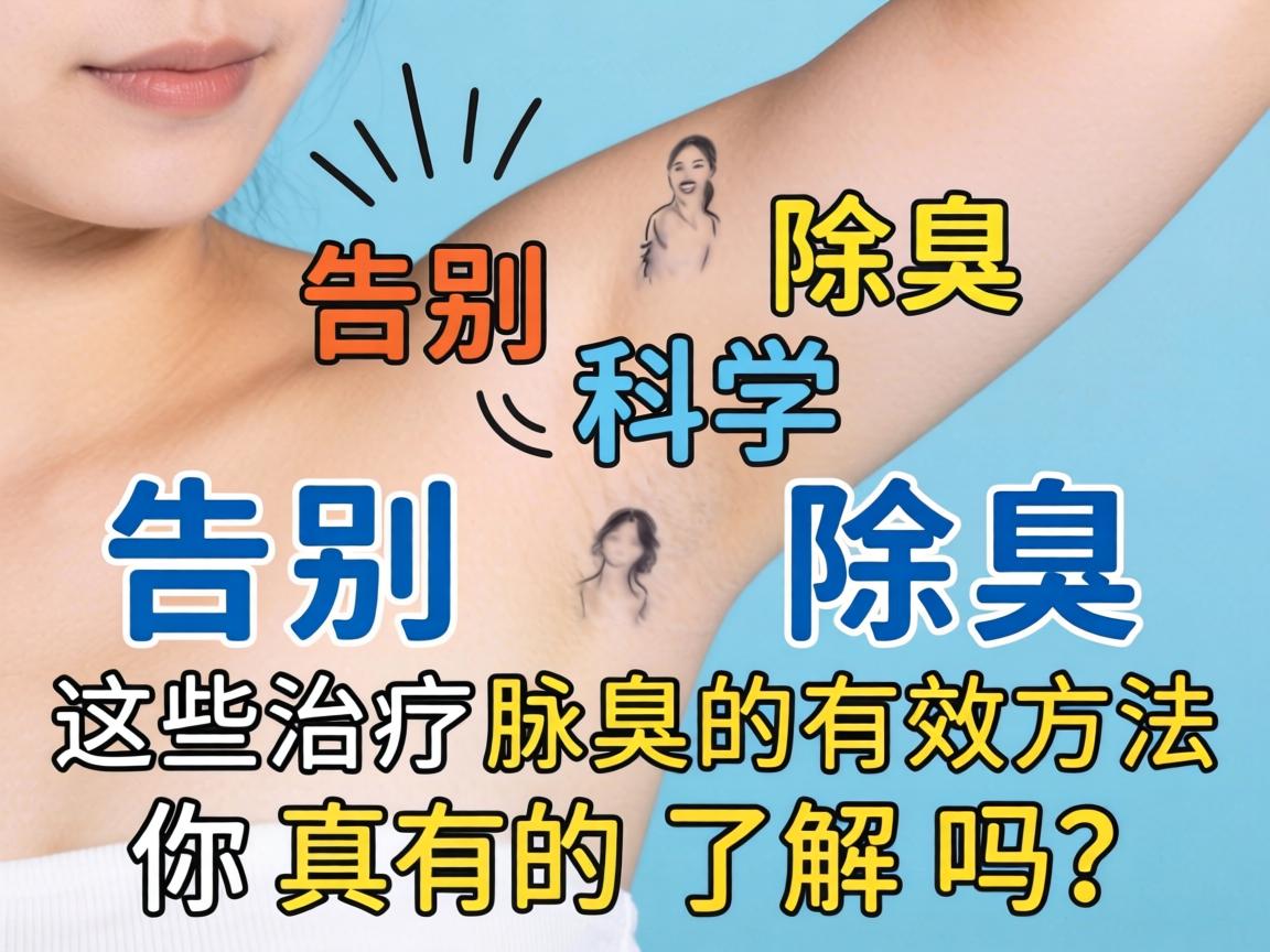告别腋臭，科学除臭，这些治疗腋臭的有效方法，你真的了解吗？