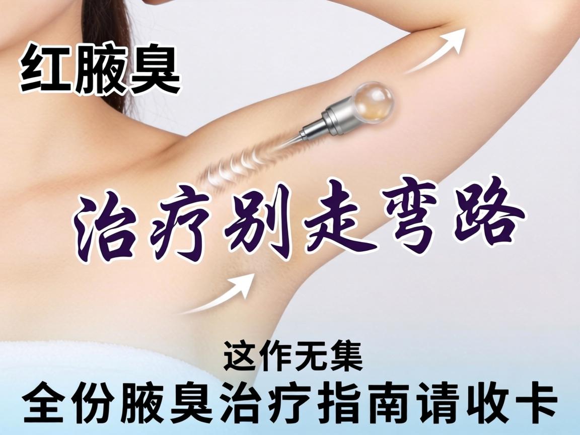 腋臭治疗别走弯路，这份腋臭治疗指南请收好