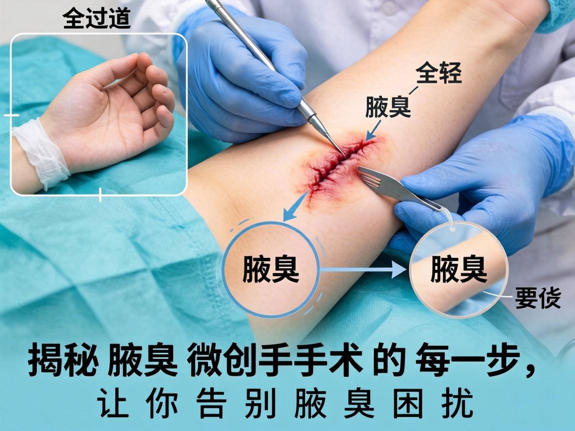 腋臭微创手术全过程，揭秘腋臭微创手术的每一步，让你告别腋臭困扰