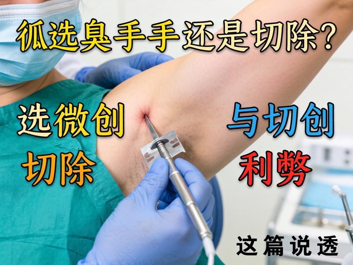 狐臭手术选微创还是切除？微创与切除的利弊对比，这篇说透