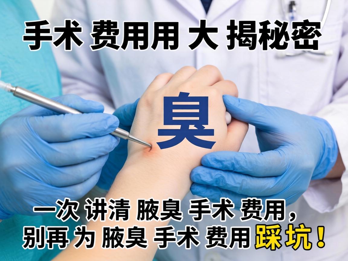 腋臭手术费用大揭秘，一次讲清腋臭手术费用，别再为腋臭手术费用踩坑！